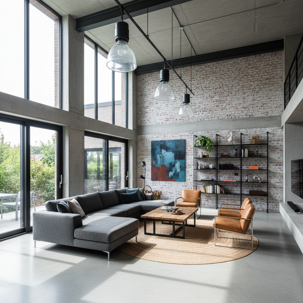 AI Industrieel Interieur Design