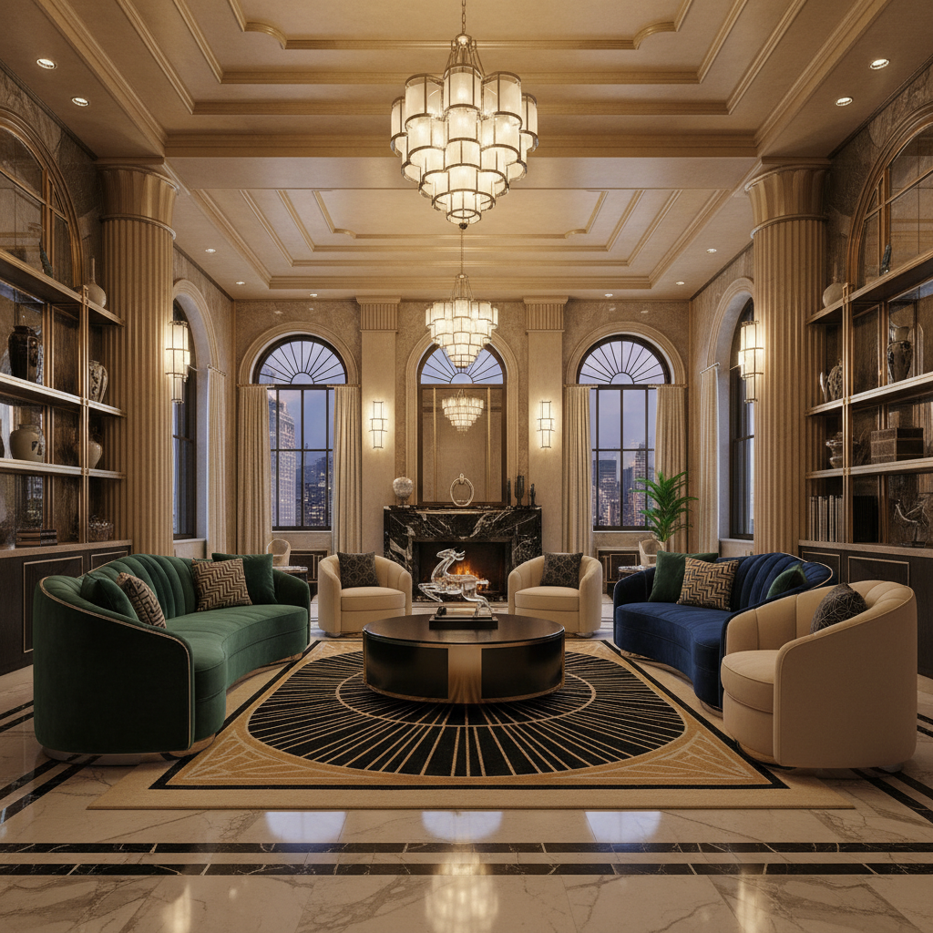 Art Deco Woonkamer Accessoires