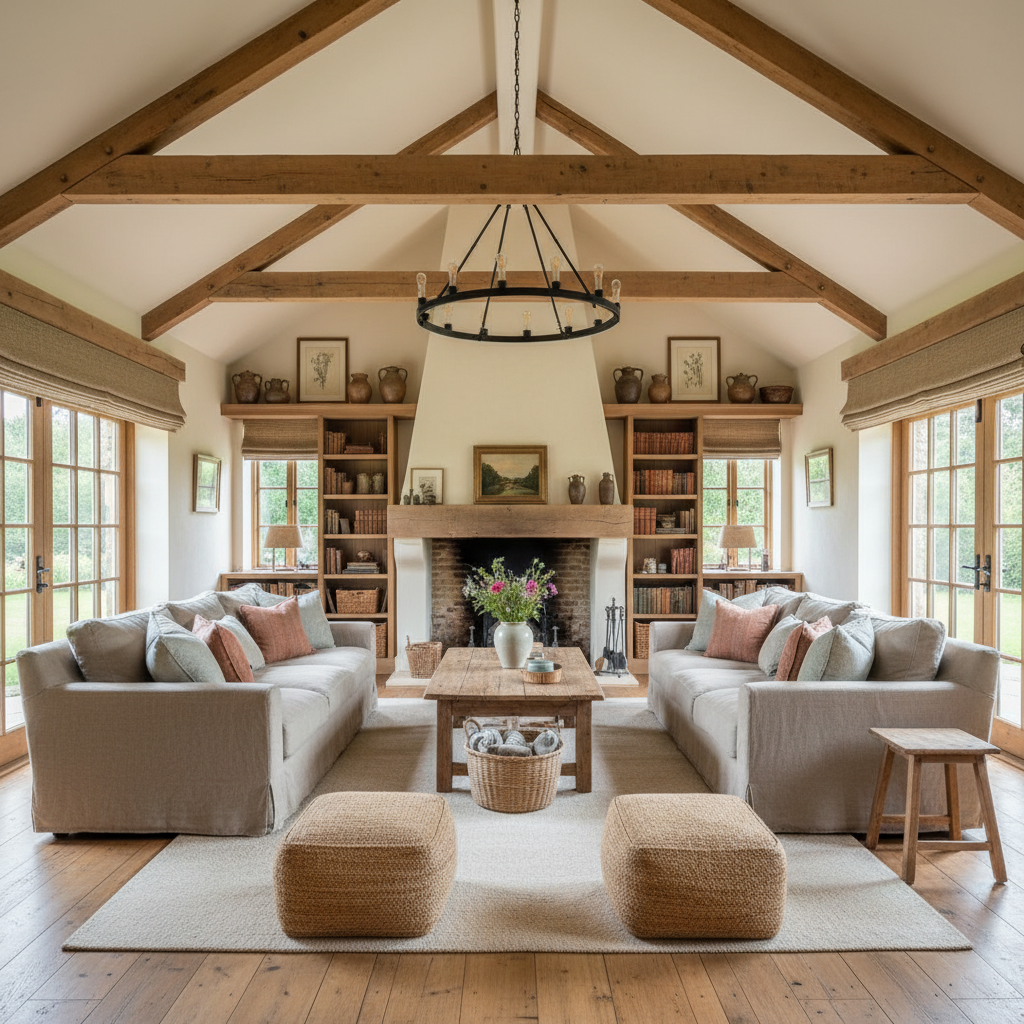 Landelijke Woonkamer Modern