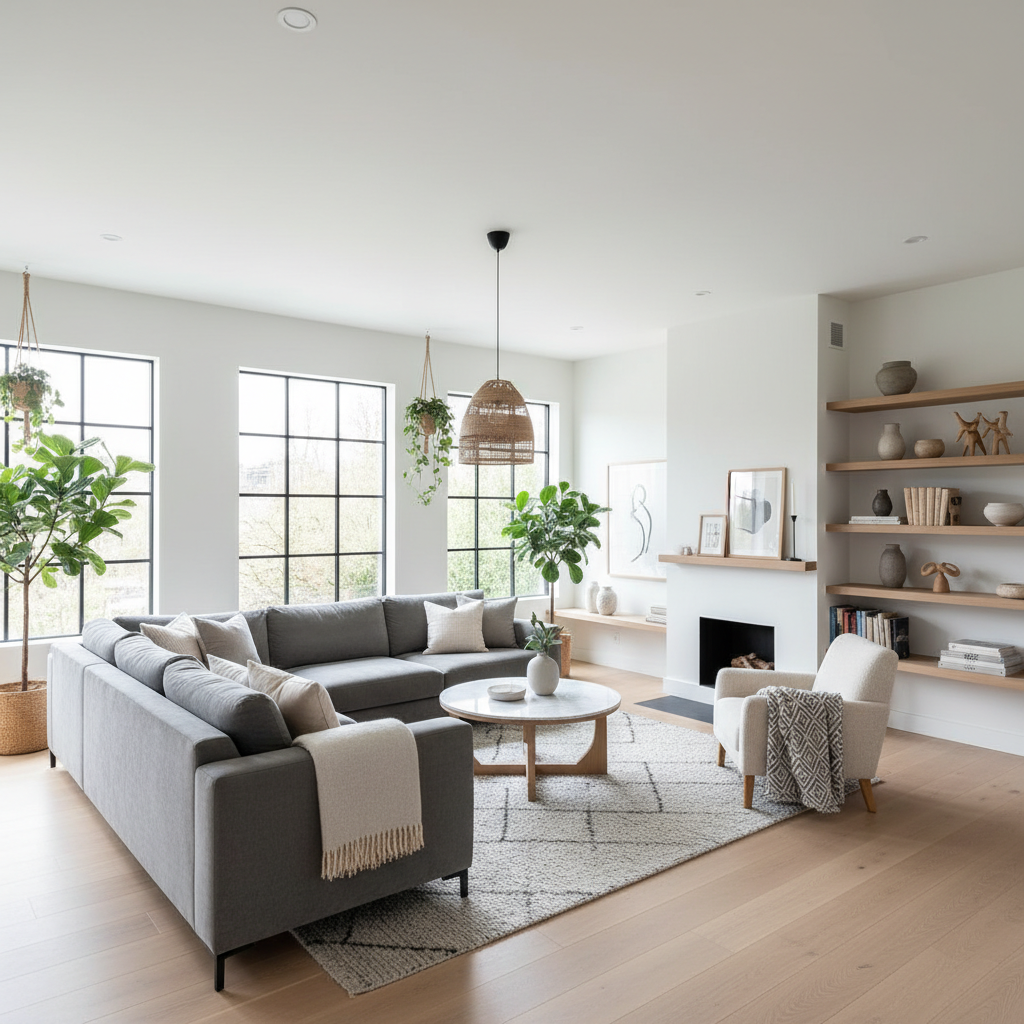 Scandinavische Woonkamer Inrichten