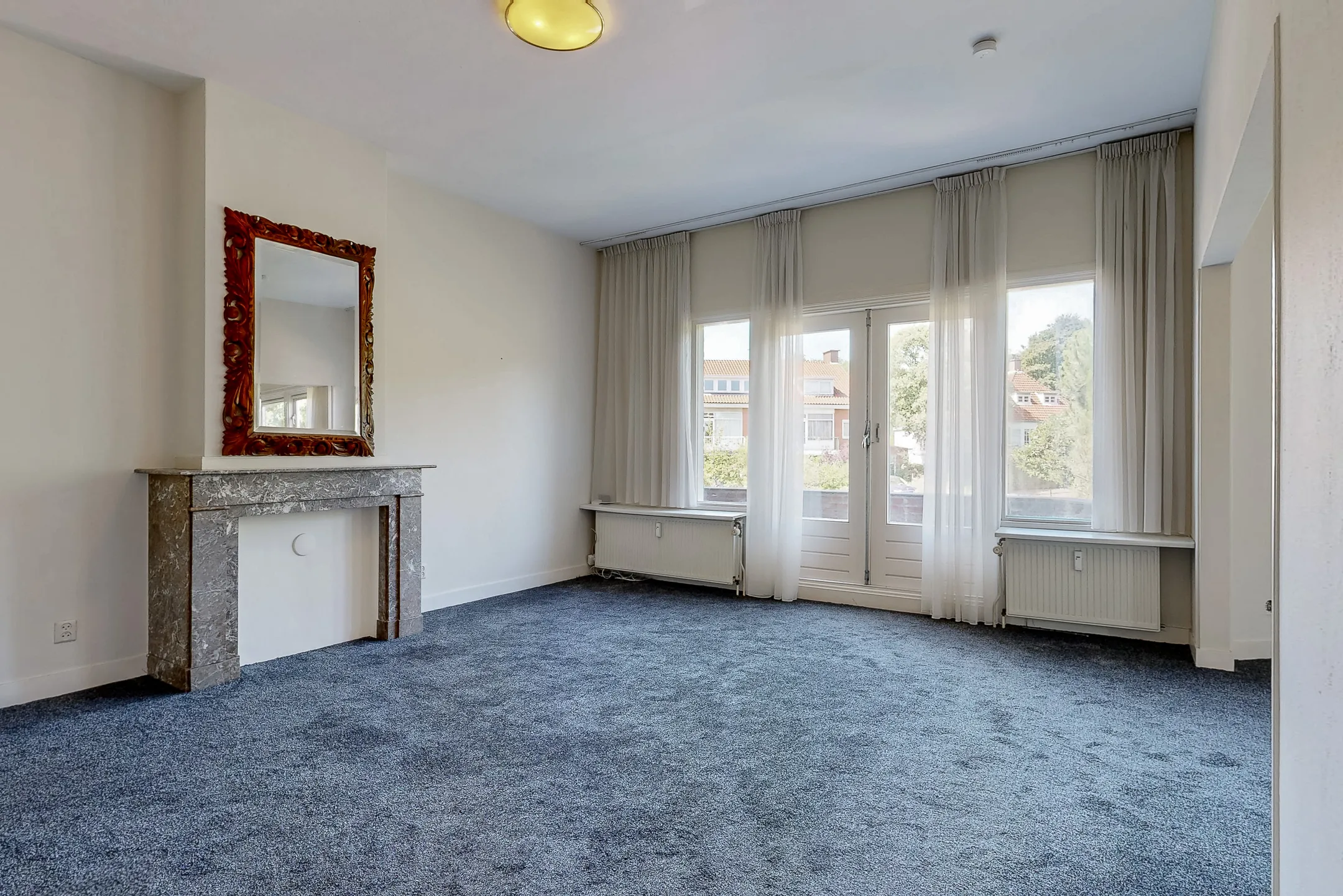 Lege woonkamer voor transformatie